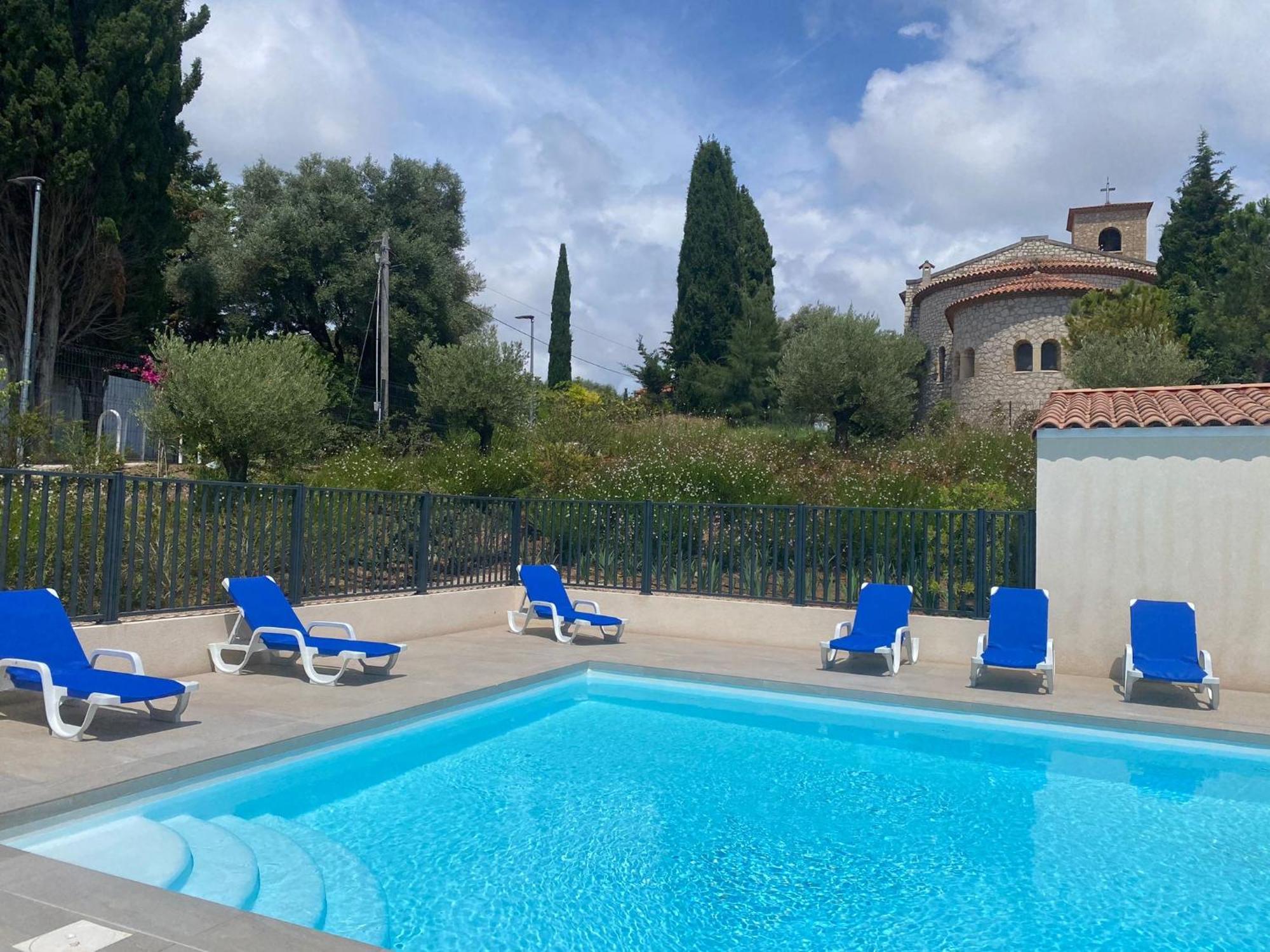 Studio Avec Parking Prive, Piscine Plage 300M Antibes Exteriör bild